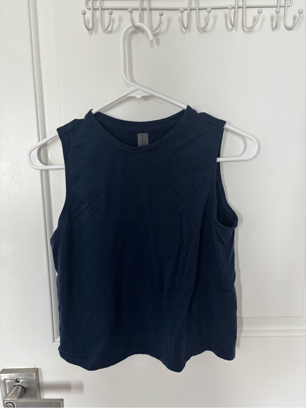 Outdoor Voices Navy Sleeveless Crew Tank